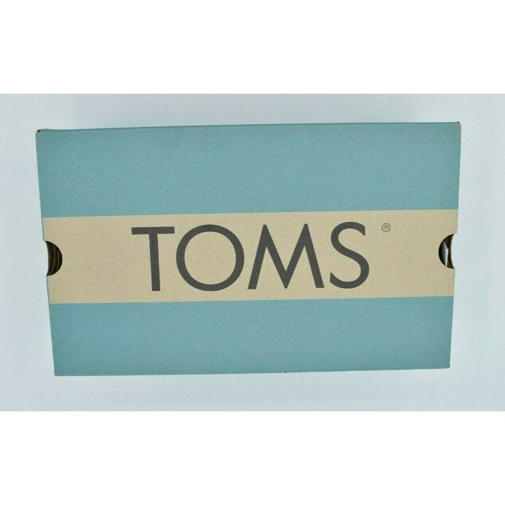 Toms Womens Size 9 Silver Iridescent Leather Woven Trim Paloma Platform Slide - Picture 9 of 10